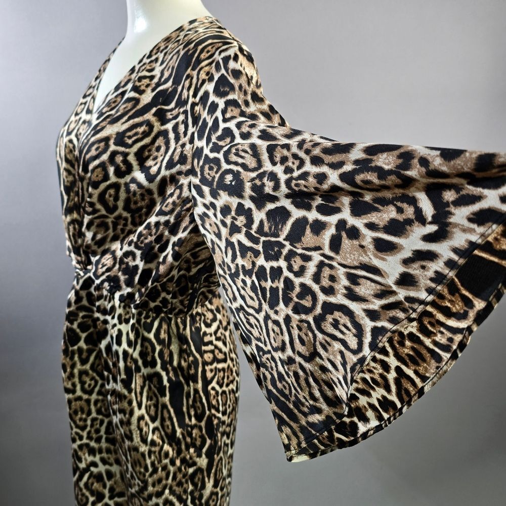 Leopard Print Kimono Dress (Rack 9) - Picture 8 of 10